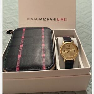 Isaac Mizrahi Gold Watch Set